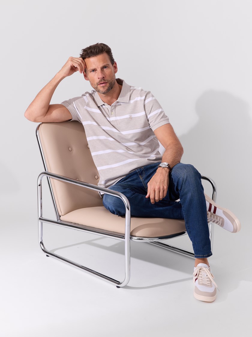 7514834 I2X 7514834_I2X-REDFORD-S26-Modell-Front_chn=match_1706_Morgan stripete pique I2X.jpg_Front||Front