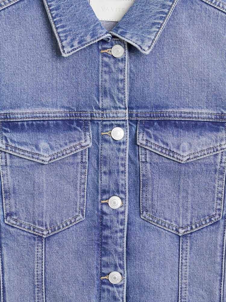 Sophia denim jakke 7514867_DAD-VAVITE-H26-Front_2830_Sophia denim jakke DAD.jpg_Front||Front