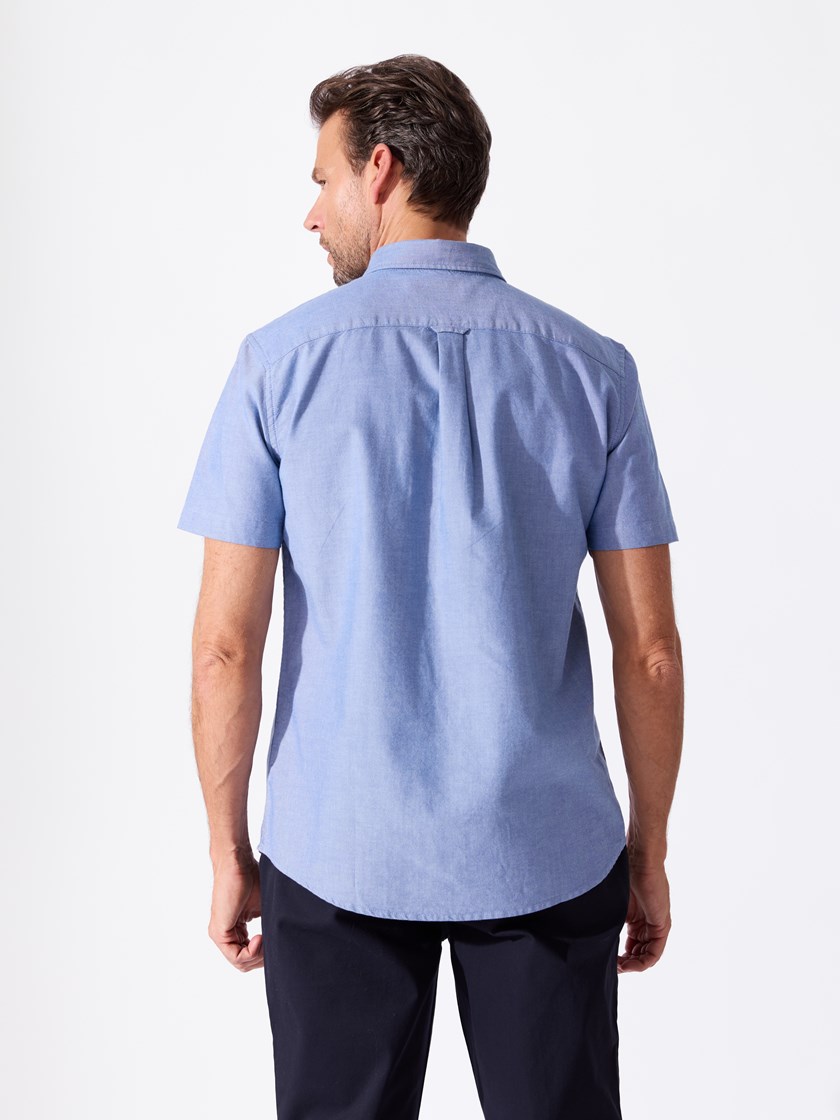 7514894 ECN 7514894_ECN-REDFORD-S26-Modell-Front_chn=match_9652_Somerset korterm oxfordskjorte ECN.jpg_Front||Front