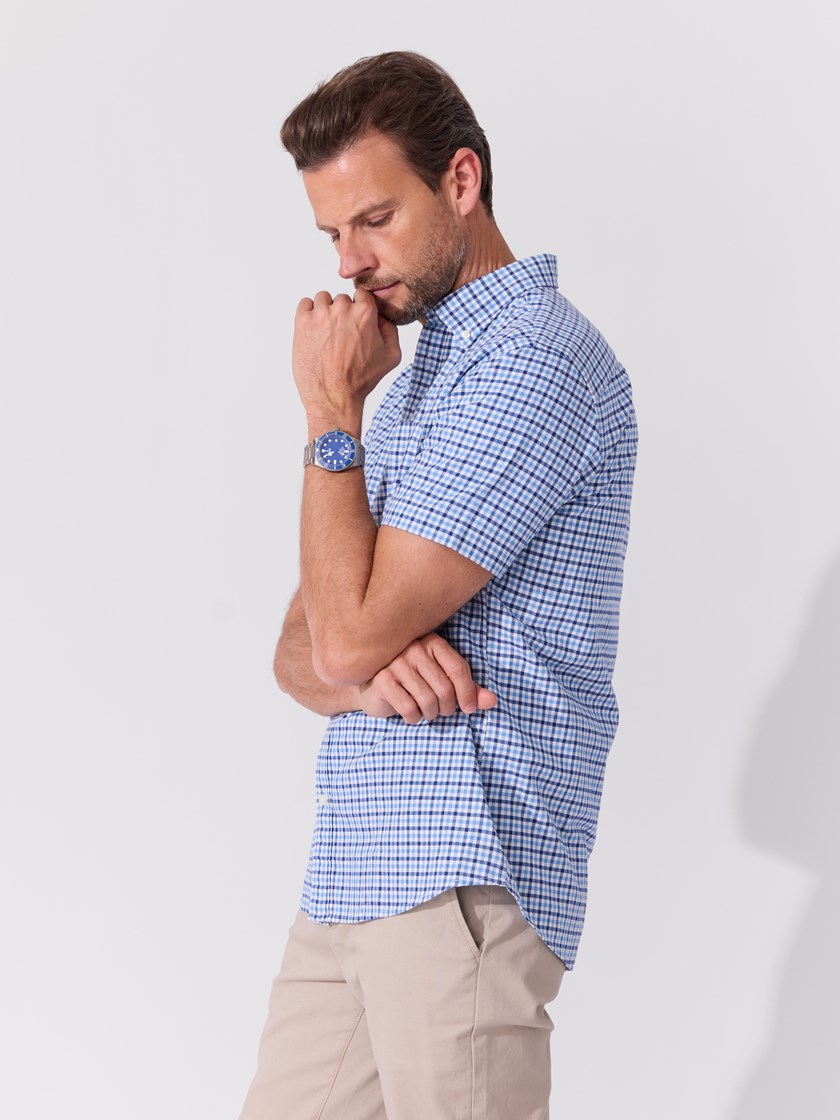 7514894 ENC 7514894_ENC-REDFORD-S26-Modell-Front_chn=match_895_Somerset korterm oxfordskjorte ENC.jpg_Front||Front