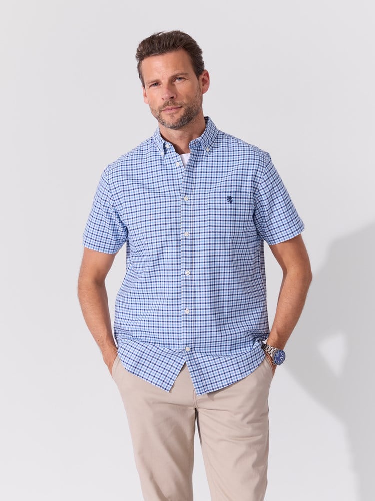 Somerset korterm oxfordskjorte 7514894_ENC-REDFORD-S26-Modell-Front_chn=match_9761_Somerset korterm oxfordskjorte ENC.jpg_Front