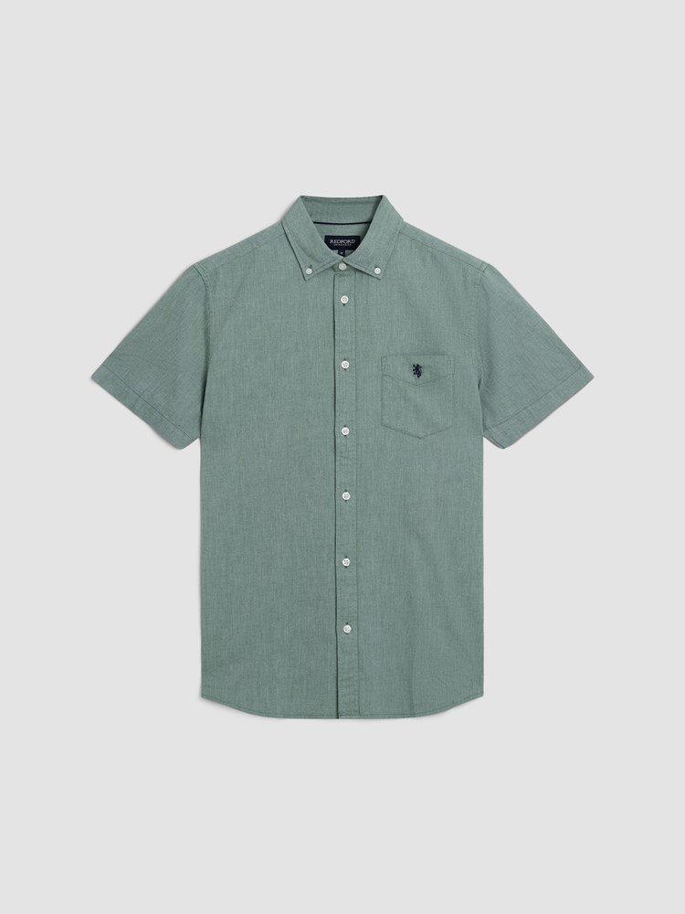 Somerset korterm oxfordskjorte 7514894_GNT-REDFORD-S26-Front_4037.jpg_Front||Front