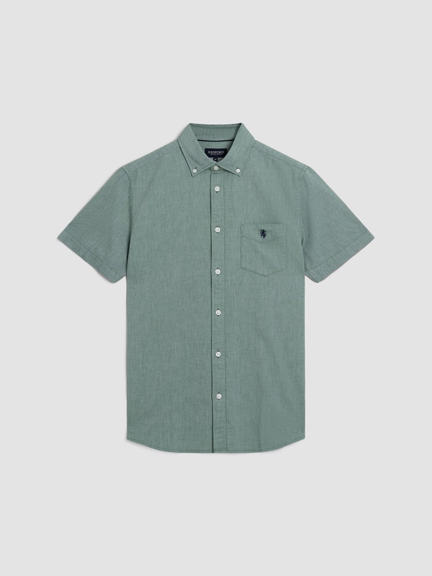 7514894 GNT 7514894_GNT-REDFORD-S26-Front_4037_Somerset korterm oxfordskjorte GNT.jpg_Front||Front