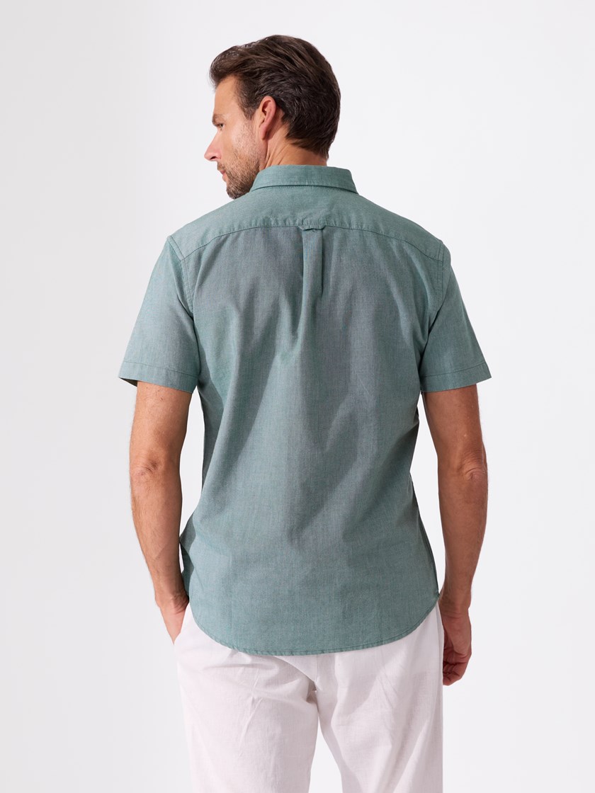 7514894 GNT 7514894_GNT-REDFORD-S26-Modell-Front_chn=match_8976_Somerset korterm oxfordskjorte GNT.jpg_Front||Front