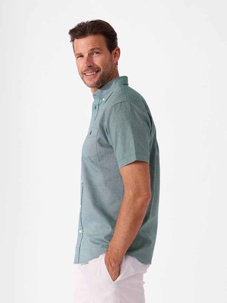 Somerset korterm oxfordskjorte 7514894_GNT-REDFORD-S26-Modell-Front_chn=match_9139.jpg_Front||Front