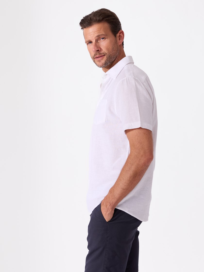 7515143 O68 7515143_O68-REDFORD-H26-Modell-Front_chn=match_451_Elia skjorte i linblanding O68.jpg_Front||Front