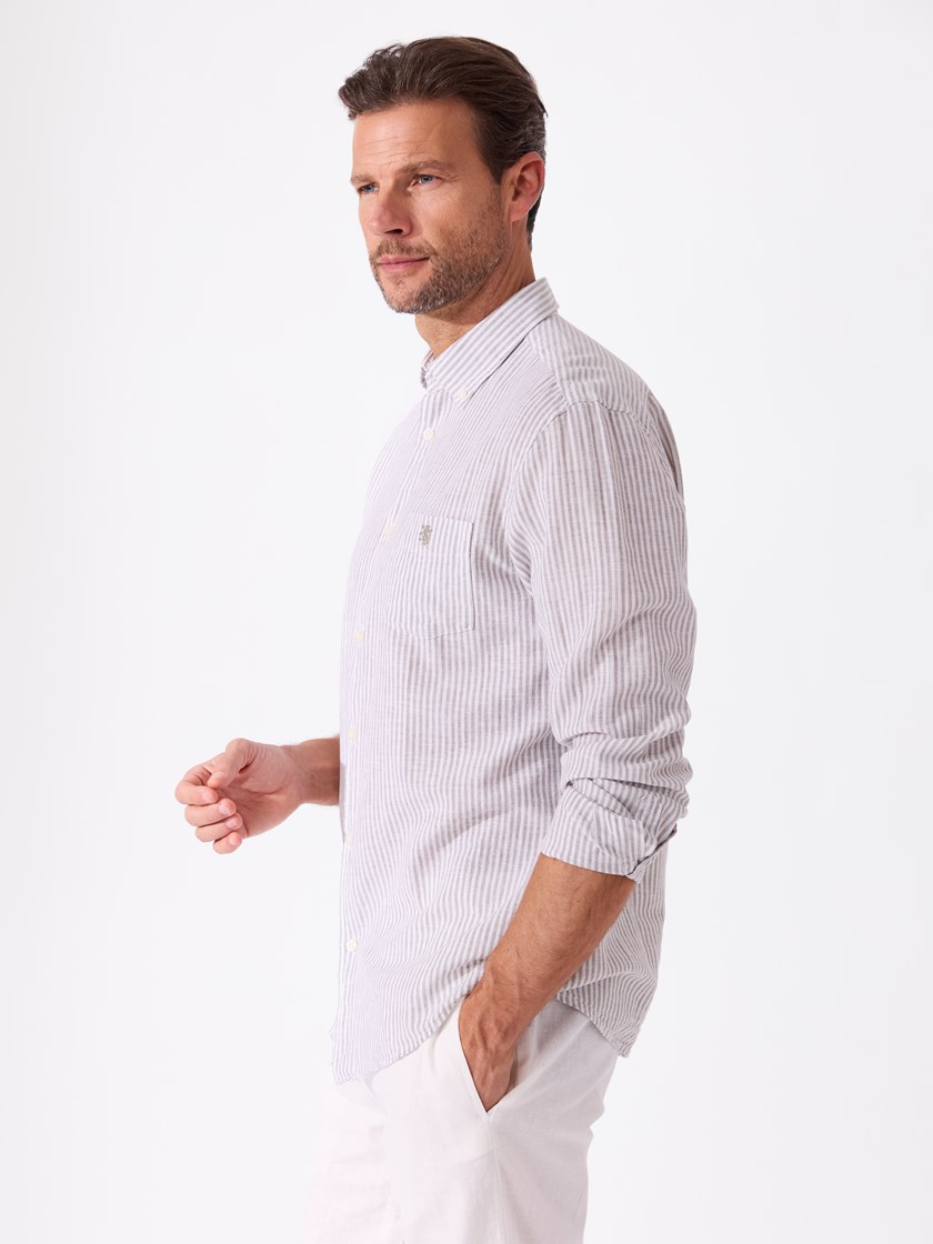 7515167 R81 7515167_R81-REDFORD-S26-Modell-Front_chn=match_1208_Elia stripet langermet skjorte R81_Elia stripet langermet skjorte R81 7515167.jpg_Front||Front