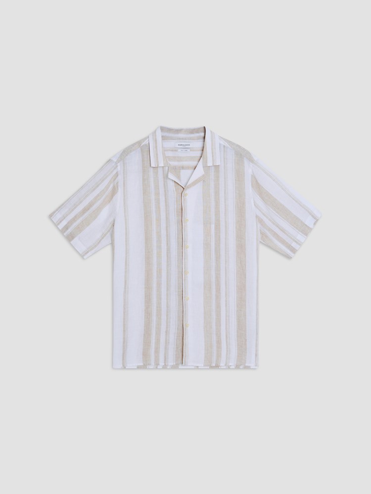 Aldo stripete linskjorte 7515195_APX-MARIOCONTI-H26-Front_8717_Aldo stripete linskjorte APX.jpg_Front||Front