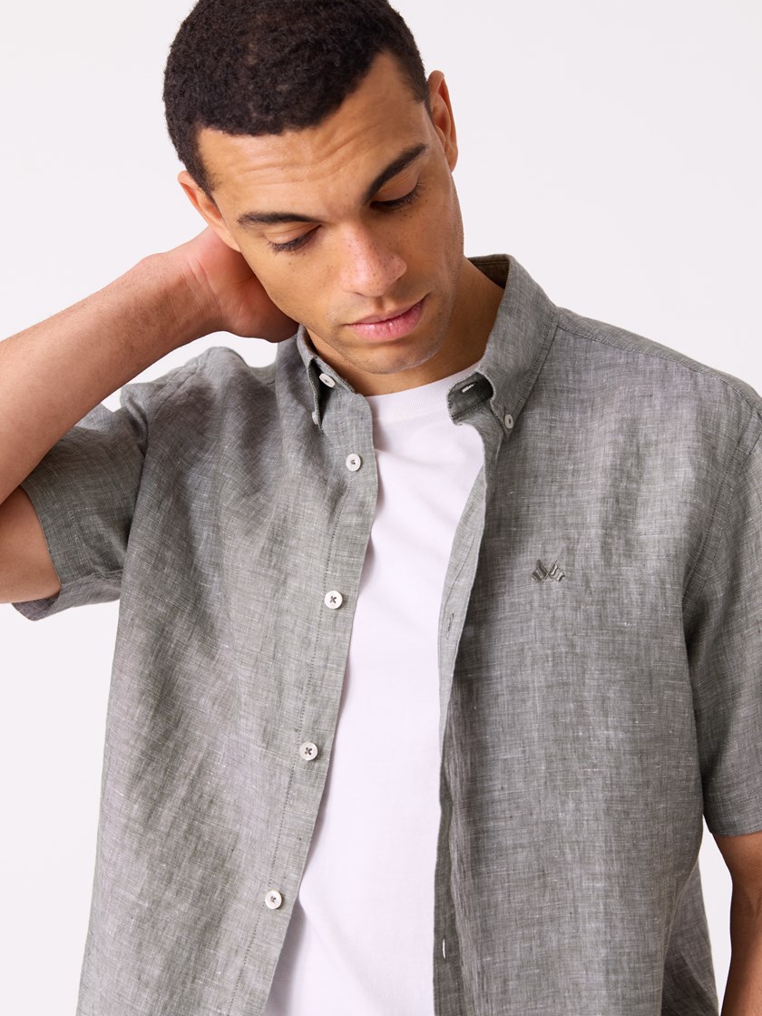 7515198 GOQ 7515198_GOQ-JEANPAUL-H26-Front_9010_Dillon linskjorte_Dillon linskjorte - Regular fit GOQ 7515198.jpg_Front||Front