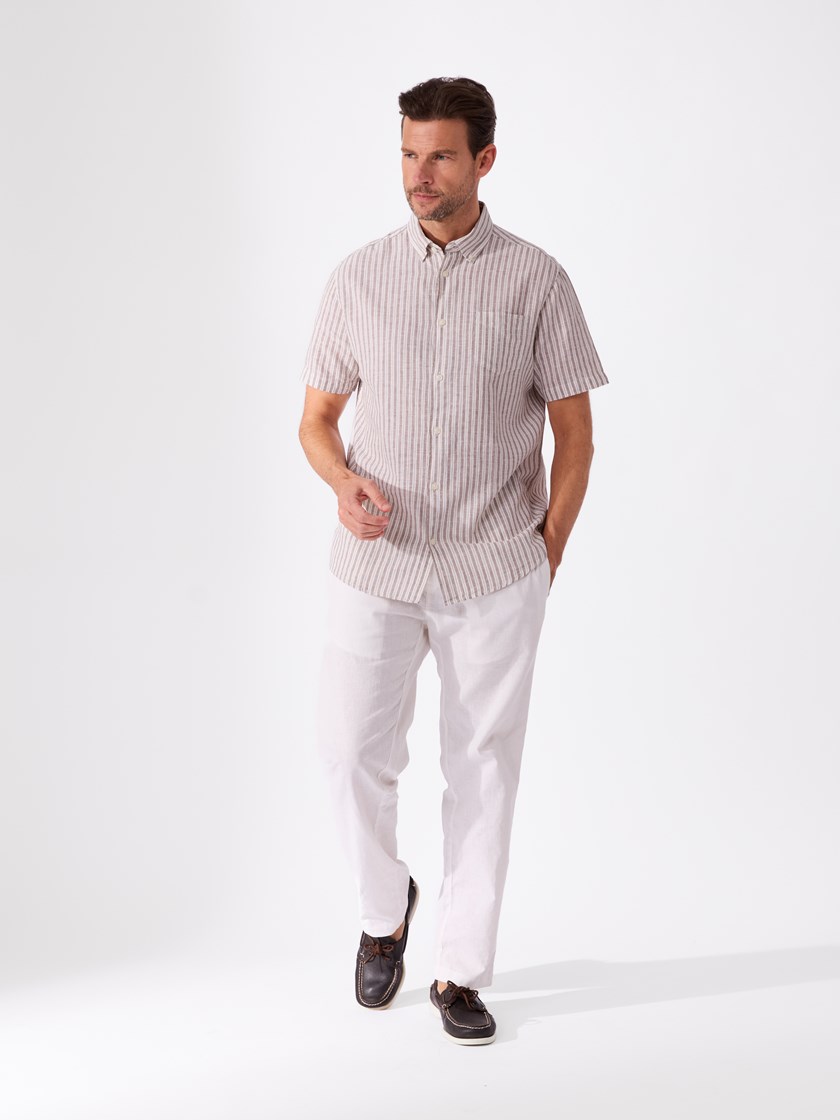 7515199 AES 7515199_AES-REDFORD-H26-Modell-Front_chn=match_2465_Elia stripete skjorte AES.jpg_Front||Front