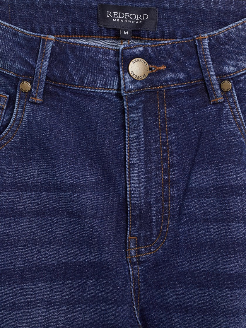7515203 DAB 7515203_DAB-REDFORD-H26-Front_9190_Reed denim shorts DAB.jpg_Front||Front