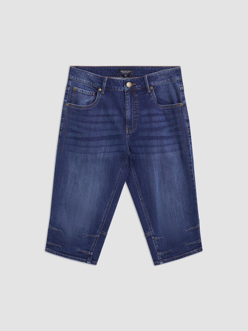 7515203 DAB 7515203_DAB-REDFORD-H26-Front_9596_Reed denim shorts DAB.jpg_Front||Front