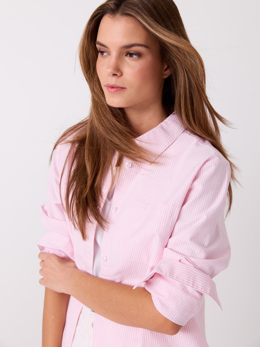 7515318 MJW 7515318_MJW-JEANPAUL-S26-Front_5122_Caro stripet skjorte_Caro stripet skjorte MJW_Caro stripet skjorte MJW 7515318.jpg_Front||Front