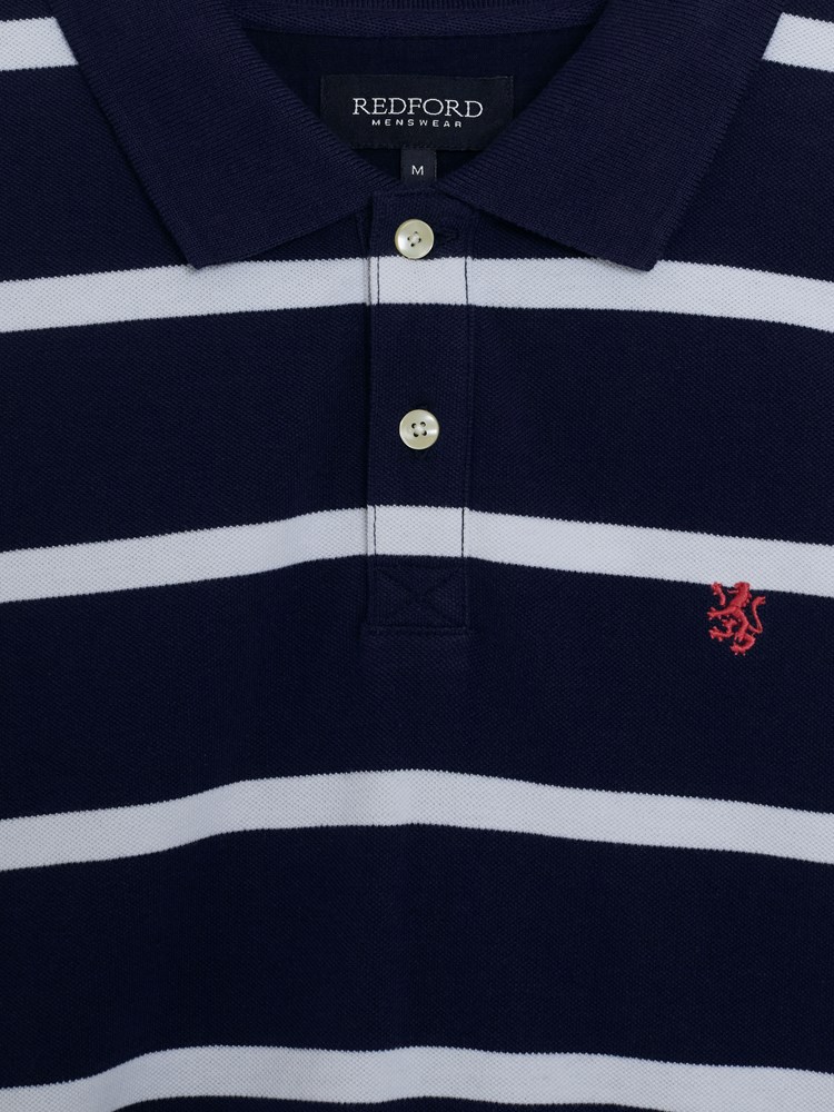 Morgan stripete pique 7515541_EGC-REDFORD-H26-Front_5446_Morgan stripete pique EGC.jpg_Front||Front