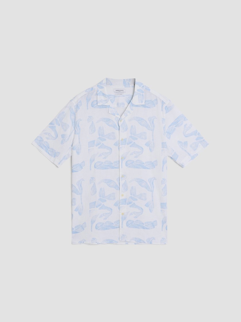 7515556 E8Q 7515556_E8Q-MARIOCONTI-H26-Front_7409_Livio printet skjorte E8Q.jpg_Front||Front