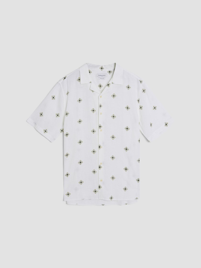 7515556 GMN 7515556_GMN-MARIOCONTI-H26-Front_6014_Livio printet skjorte GMN.jpg_Front||Front