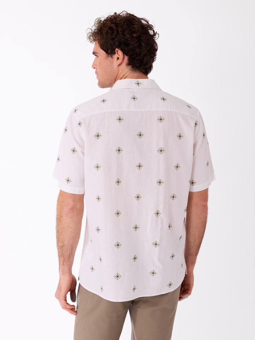 7515556 GMN 7515556_GMN-MARIOCONTI-H26-Modell-Front_chn=match_1405_Livio printet skjorte GMN.jpg_Front||Front