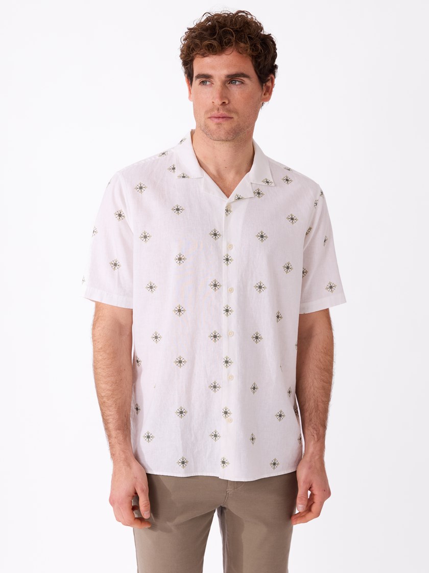 7515556 GMN 7515556_GMN-MARIOCONTI-H26-Modell-Front_chn=match_7484_Livio printet skjorte GMN.jpg_Front||Front