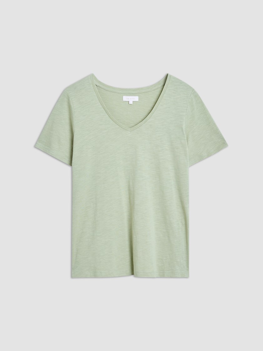 7515613 GHJ 7515613_GHJ-VAVITE-H26-Front_5189_Ava v-hals t-skjorte GHJ.jpg_Front||Front