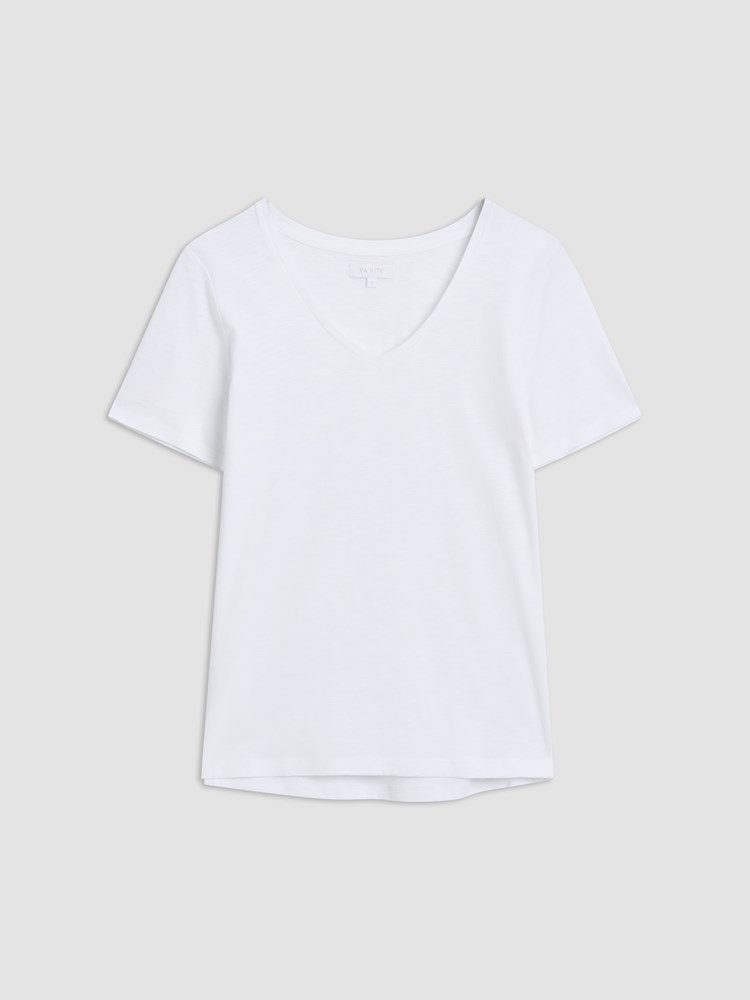 Ava v-hals t-skjorte 7515613_O68-VAVITE-H26-Front_9228_Ava v-hals t-skjorte O68.jpg_Front||Front