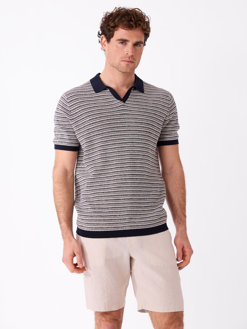 7515762 EN9 7515762_EN9-MARIOCONTI-H26-Modell-Front_chn=match_5224_Franco strikket polo EN9.jpg_Front||Front