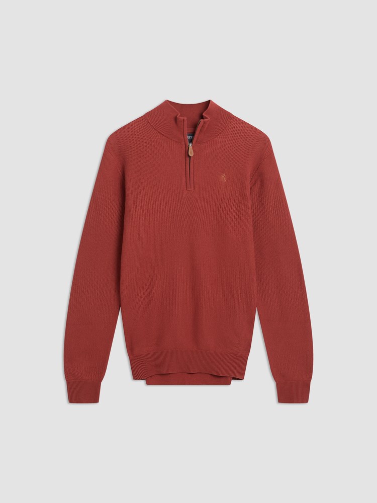Maddison zip genser 7515812_KBE-REDFORD-A26-Front_7693_Maddison zip genser KBE.jpg_Front