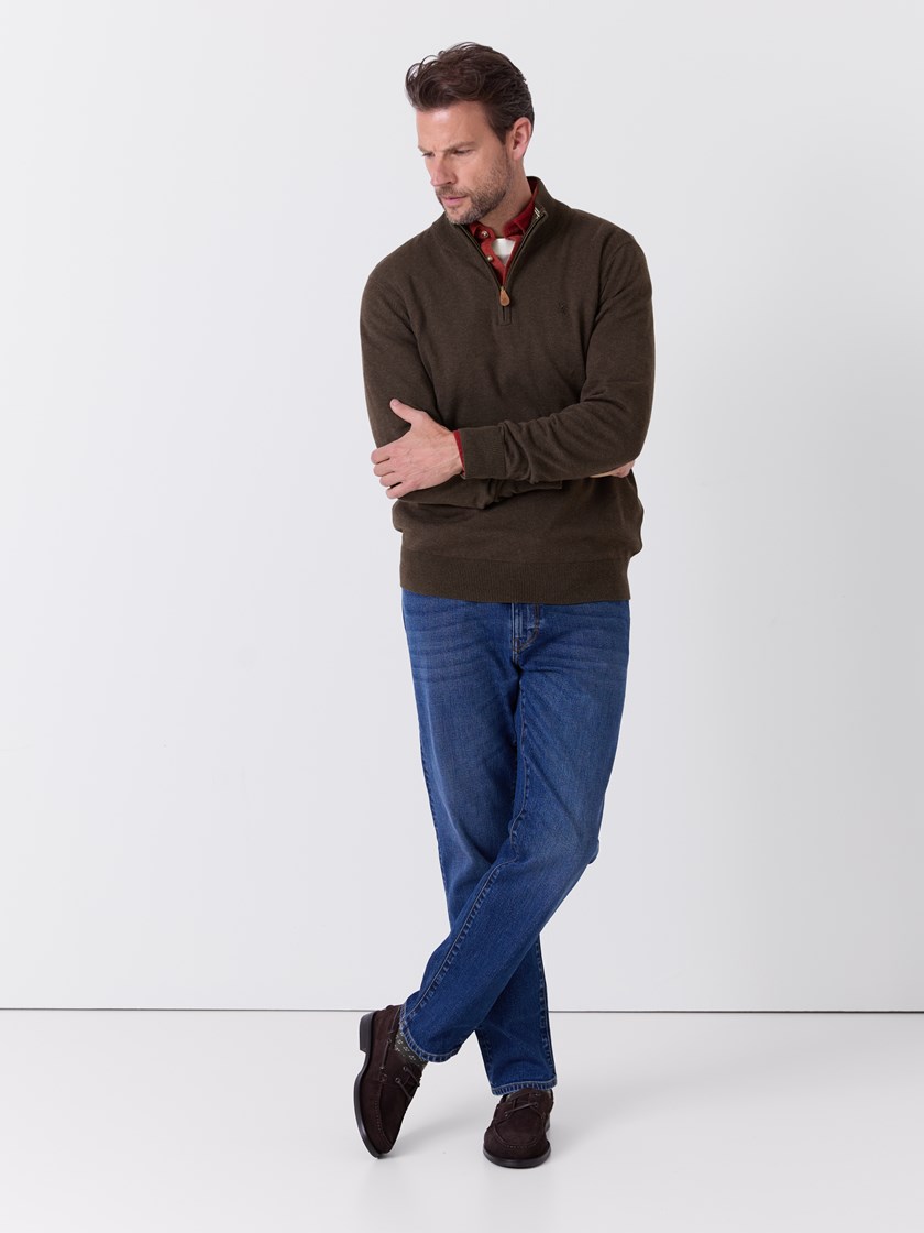 7515813 AIF 7515813_AIF-REDFORD-A26-Modell-Front_chn=match_9147_Brage zip genser AIF.jpg_Front||Front