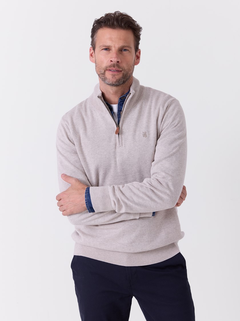 7515813 I2X 7515813_I2X-REDFORD-A26-Modell-Front_chn=match_5620_Brage zip genser I2X.jpg_Front||Front