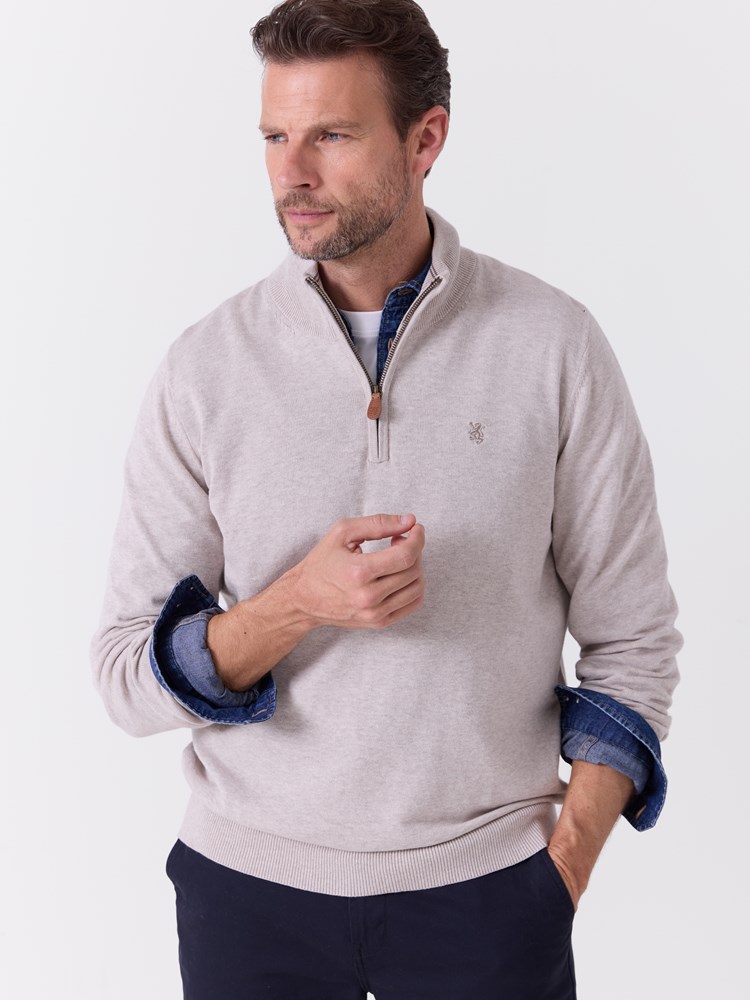 Brage zip genser 7515813_I2X-REDFORD-A26-Modell-Front_chn=match_6938_Brage zip genser I2X.jpg_Front||Front