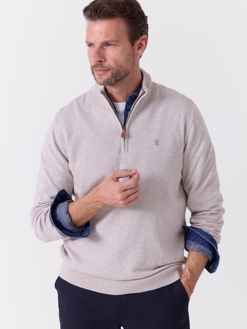 7515813 I2X 7515813_I2X-REDFORD-A26-Modell-Front_chn=match_6938_Brage zip genser I2X.jpg_Front||Front