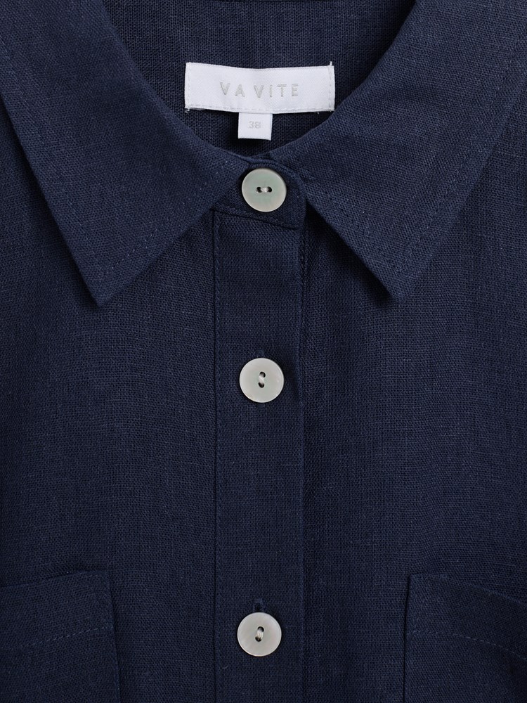 Mary skjortekjole 7515828_EGS-VAVITE-H26-Front_212_Mary skjortekjole EGS.jpg_Front||Front