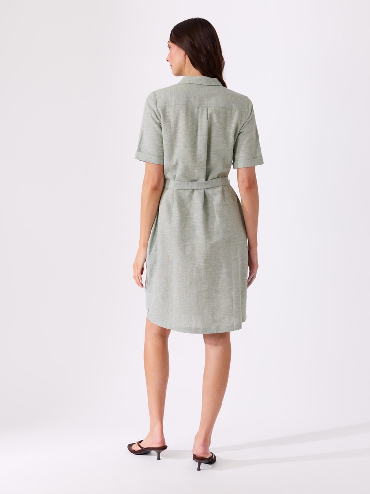 Mary skjortekjole i linblanding 7515828_GHJ-VAVITE-H26-Modell-Back_chn=match_8547_Mary skjortekjole GHJ_Mary skjortekjole i linblanding GHJ.jpg_Back||Back