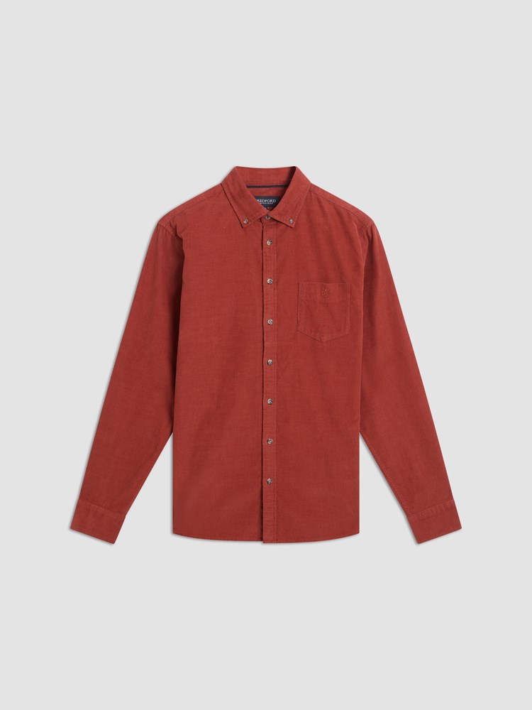 Corduroy skjorte 7515985_KBE-REDFORD-A26-Front_9684_Corduroy skjorte KBE.jpg_Front
