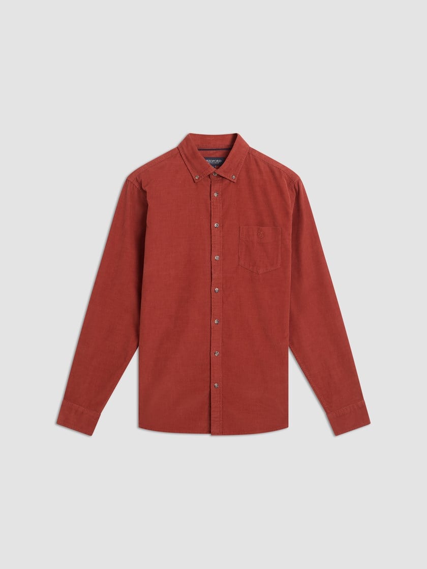 7515985 KBE 7515985_KBE-REDFORD-A26-Front_9684_Corduroy skjorte KBE.jpg_Front