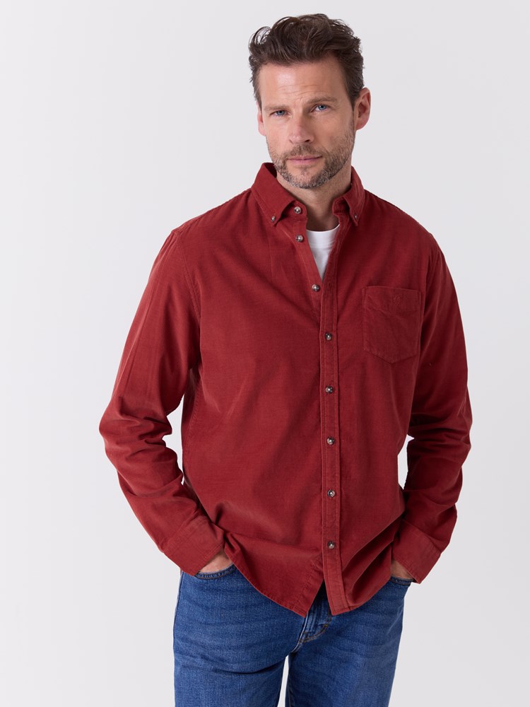 Corduroy skjorte 7515985_KBE-REDFORD-A26-Modell-Front_chn=match_1895_Corduroy skjorte KBE.jpg_Front