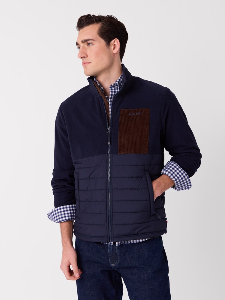 Fabien fleecejakke 7516015_EM6-JEANPAUL-A26-Modell-Front_6966_Fabien fleecejakke EM6.jpg_Front