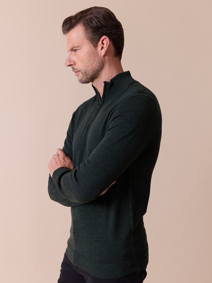 7516105 GPJ 7516105_GPJ-MARIOCONTI-A26-Modell-Front_chn=match_3426_Berto merino zip genser GPJ.jpg_Front||Front