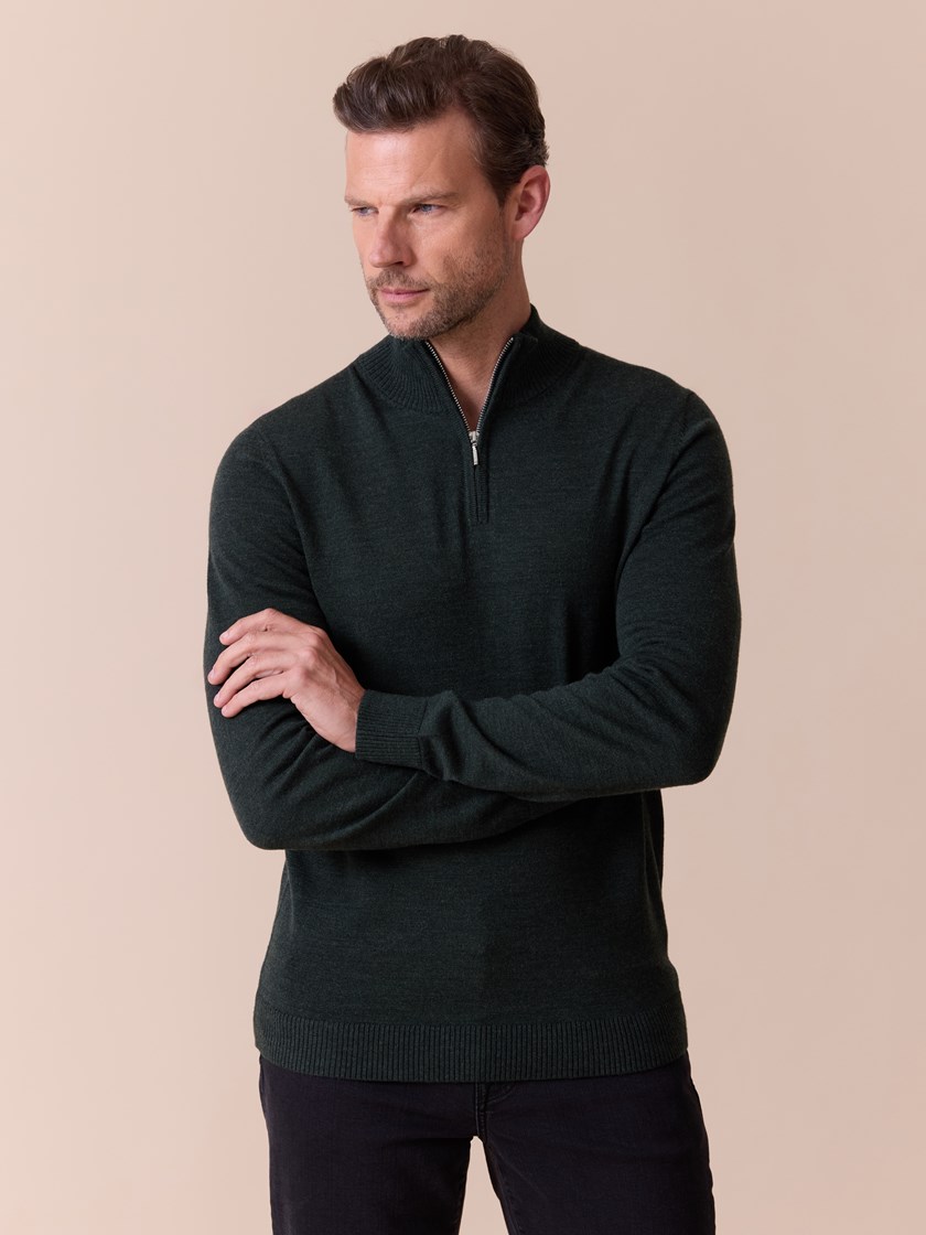 7516105 GPJ 7516105_GPJ-MARIOCONTI-A26-Modell-Front_chn=match_9124_Berto merino zip genser GPJ.jpg_Front||Front