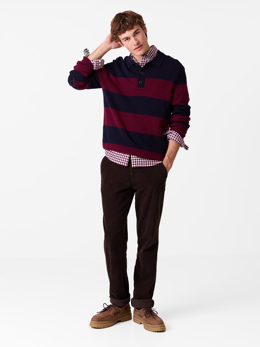 7516130 S83 7516130_S83_Jean Paul_Brest Polo Genser_A26_Model_Front (2)_Brest polo genser S83.jpg_