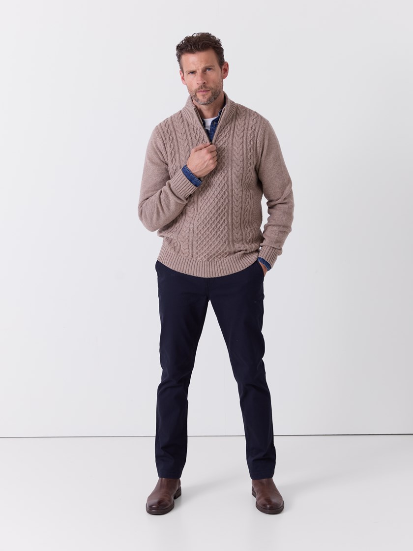 7516392 AN9 7516392_AN9-REDFORD-A26-Modell-Front_chn=match_1630_Holger zip genser AN9.jpg_Front