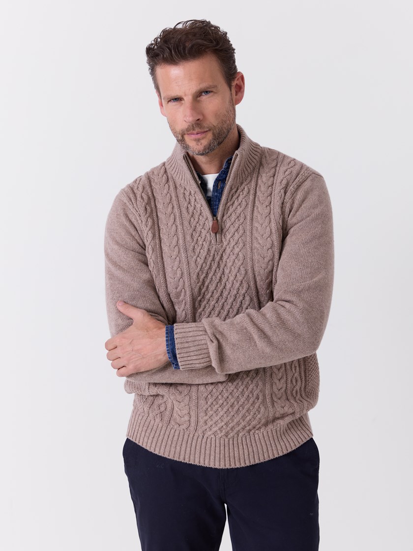 7516392 AN9 7516392_AN9-REDFORD-A26-Modell-Front_chn=match_4760_Holger zip genser AN9.jpg_Front