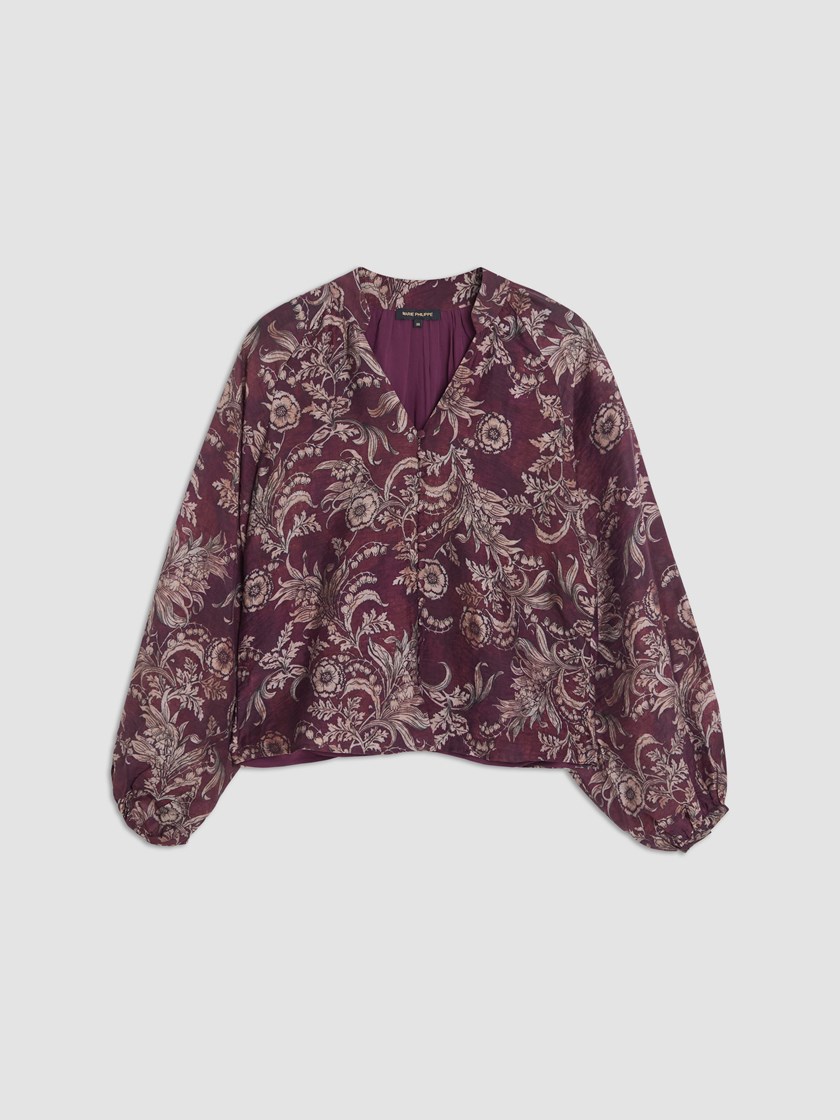 7516786 AJU 7516786_AJU-MARIEPHILIPPE-A26-Front_867_Malina bluse AJU.jpg_Front