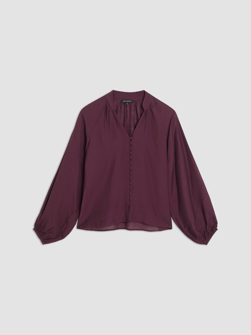 7516786 MWO 7516786_MWO-MARIEPHILIPPE-A26-Front_867_Malina bluse MWO.jpg_Front