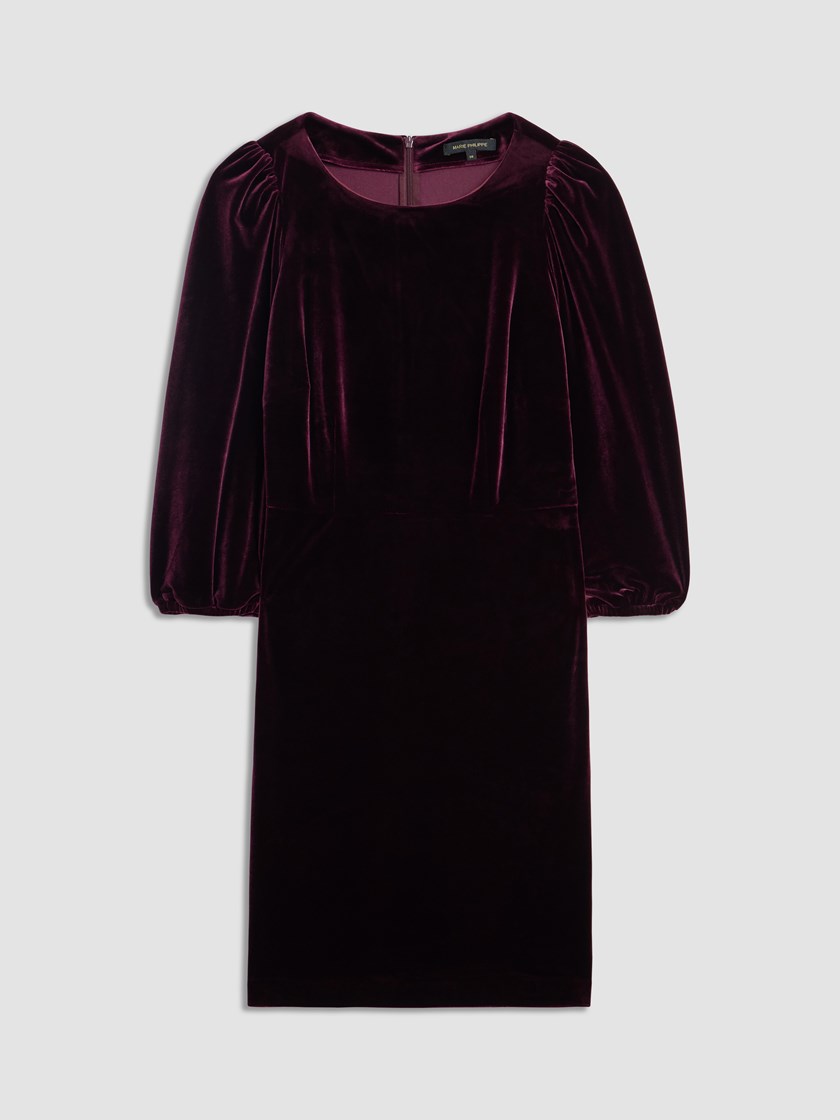 7516812 MWD 7516812_MWD-MARIEPHILIPPE-W26-Front_3130_Ingrid velourkjole_Ingrid velourkjole MWD.jpg_Front||Front