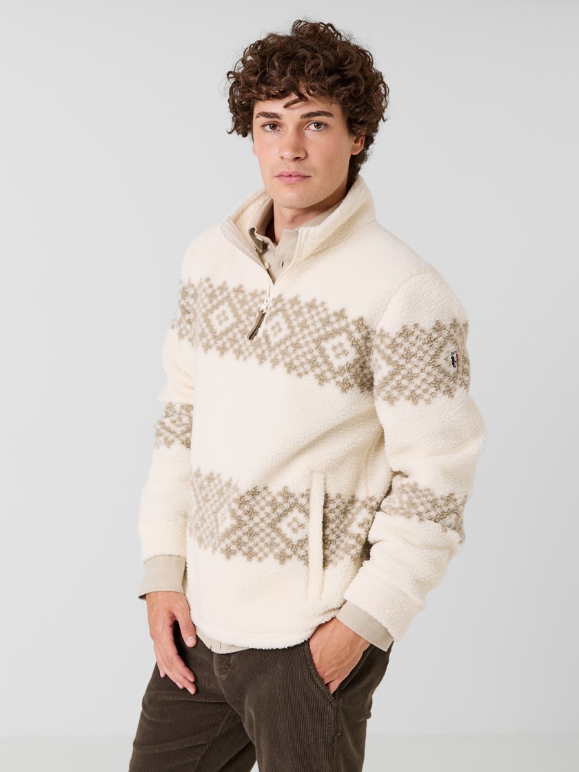 7516839 I6E 7516839_I6E-JEANPAUL-W26-Modell-Front_2795_Mont Blanc fleecegenser I6E.jpg_Front||Front