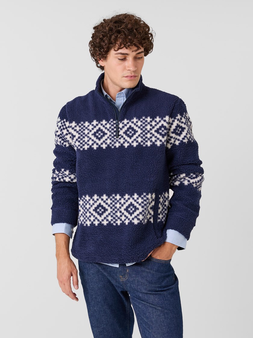 7516839 O79 7516839_O79-JEANPAUL-W26-Modell-Front_841_Mont Blanc fleecegenser O79.jpg_Front||Front