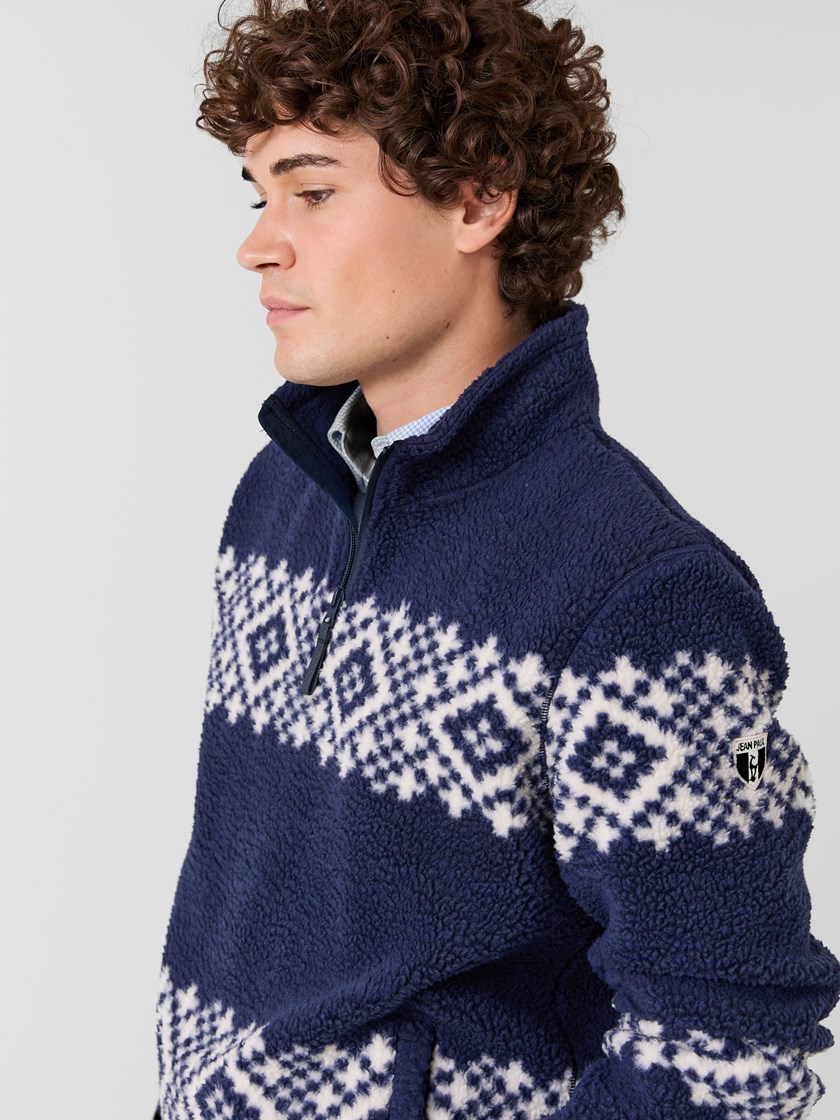 7516839 O79 7516839_O79-JEANPAUL-W26-Modell-Front_9177_Mont Blanc fleecegenser O79.jpg_Front||Front
