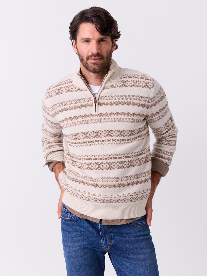 7516916 I2X 7516916_I2X-REDFORD-W26-Modell-Front_chn=match_9366_Henry zip genser I2X.jpg_Front||Front