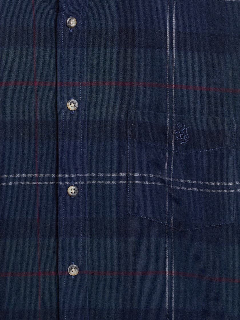 7516989 EMW 7516989_EMW-REDFORD-A26-Front_4661_Corduroy rutete skjorte EMW.jpg_Front||Front