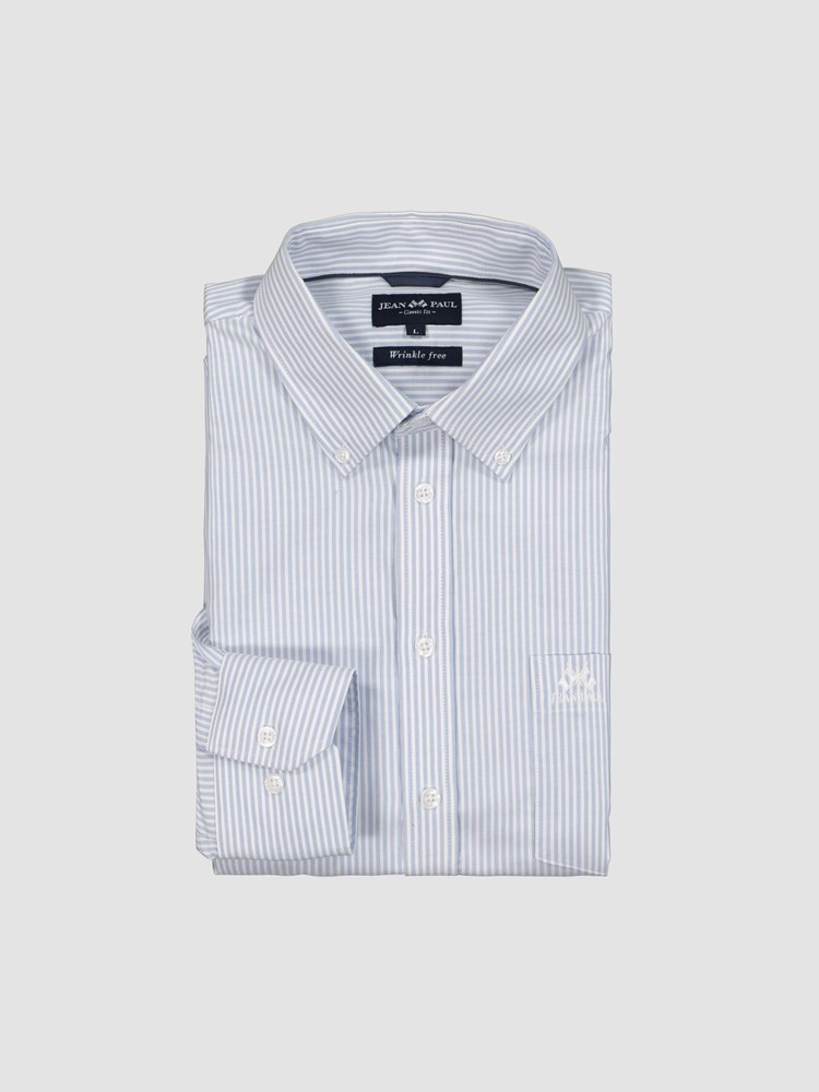 JP Stripete Oxford Skjorte - Classic Fit 8020005_435_JeanPAul_noos-front_Jp Classic Oxford Stripe Shirt 8020005.jpg_Front||Front